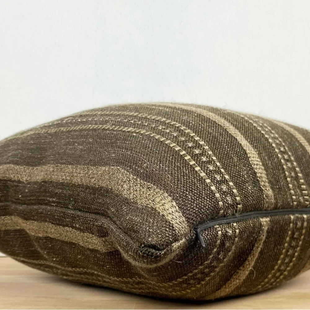 Boho Striped Pillow Covers. (2)Lumbar